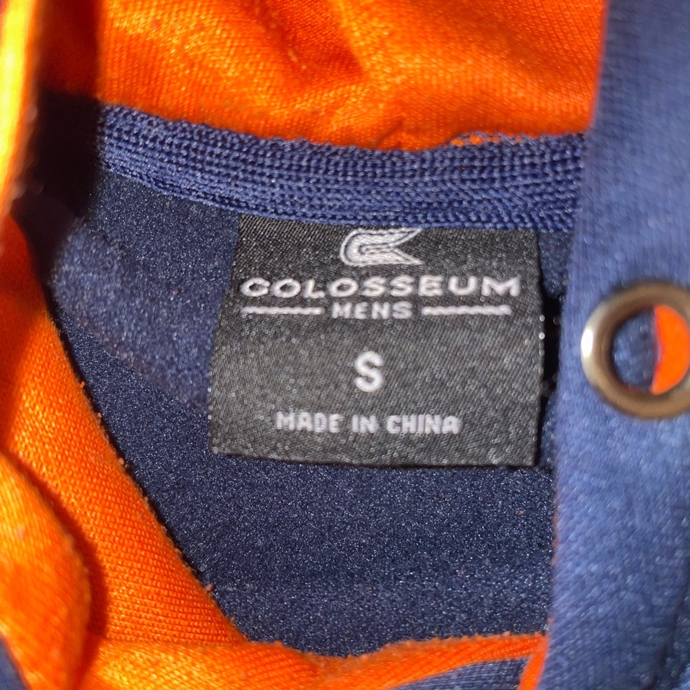 Colosseum Auburn Tigers Navy and Orange Hoodie - Picture 3 of 3